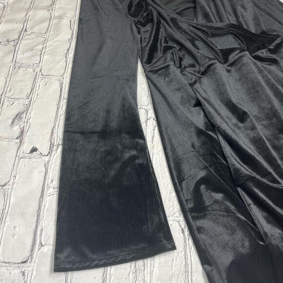 Express Black Corduroy Feel Long Sleeve Dress Size S - Picture 3 of 6